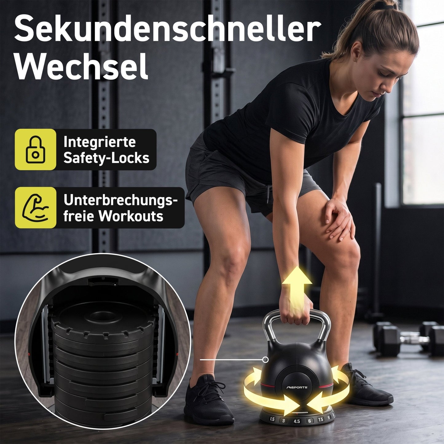 Verstellbare Kettlebell
