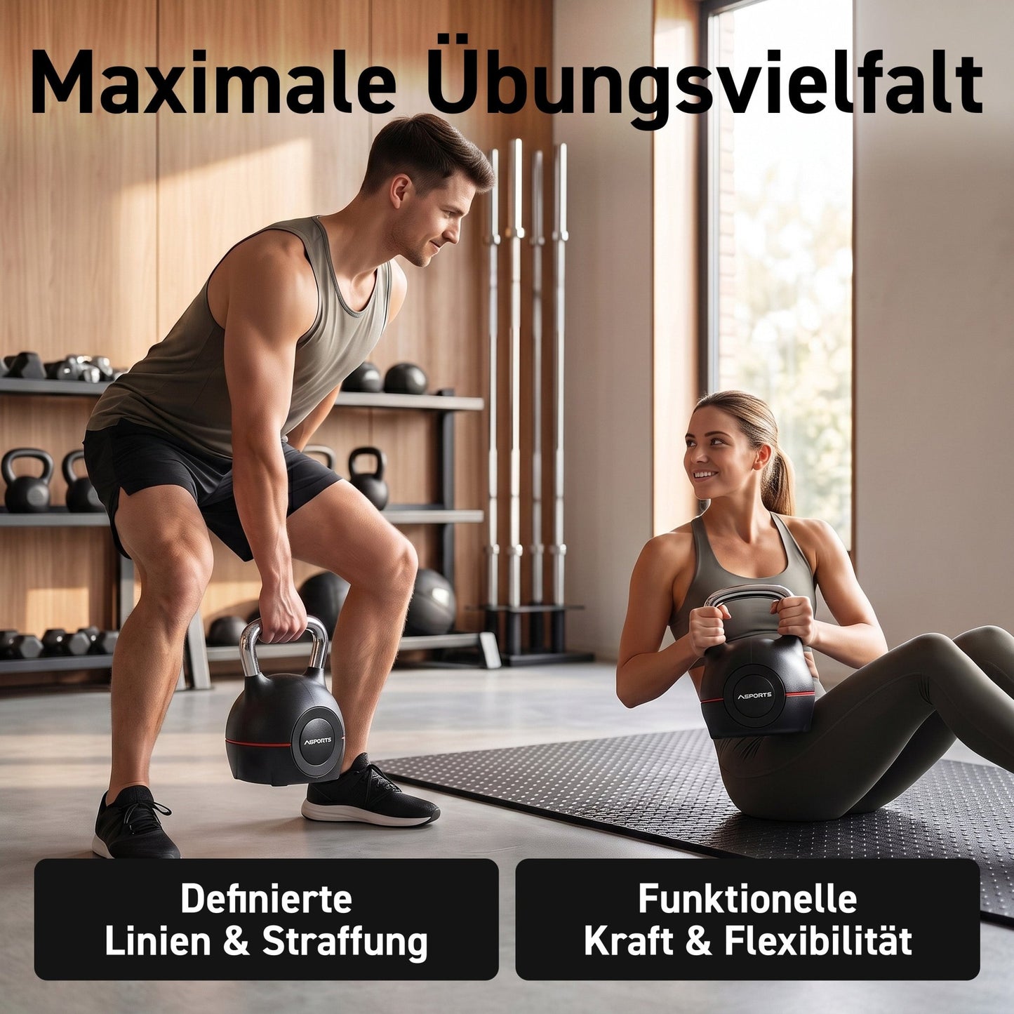 Verstellbare Kettlebell