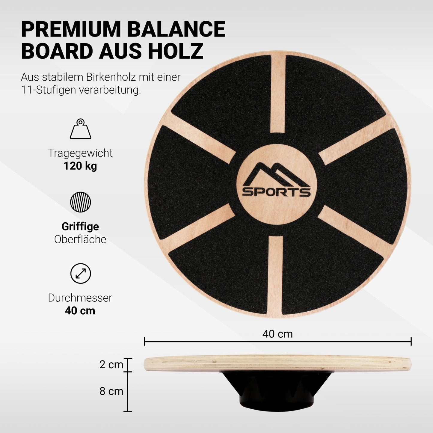 Balance Board Holz