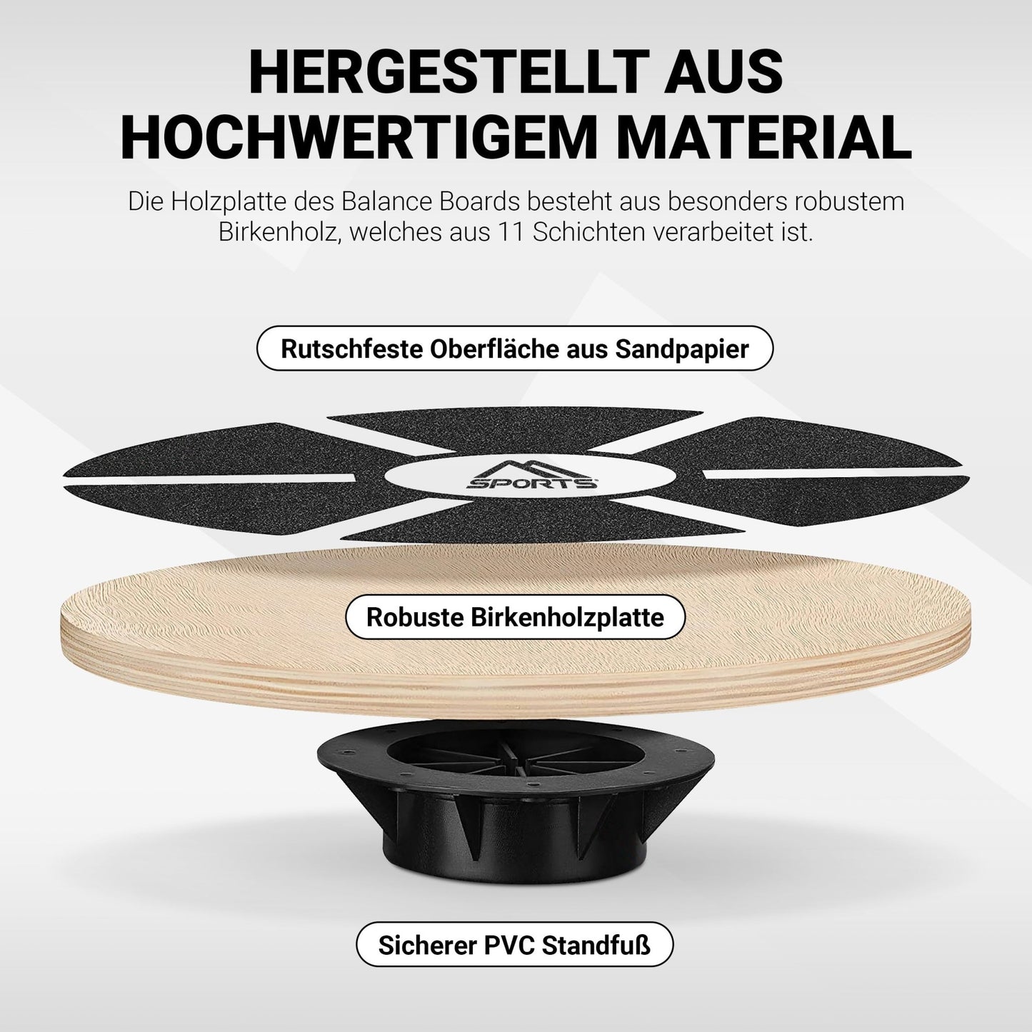 Balance Board Holz