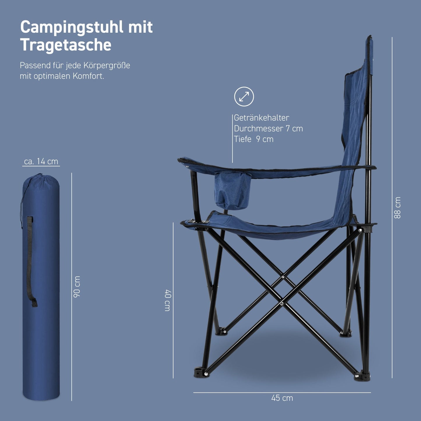 Campingstuhl 2er Set