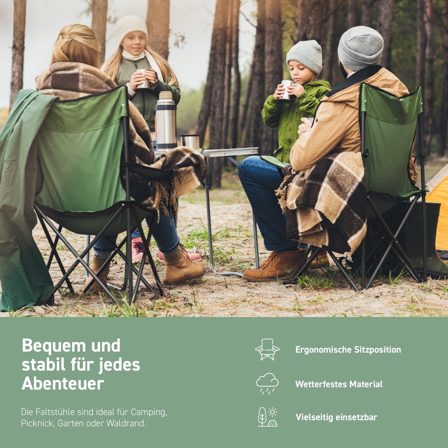 Campingstuhl 2er Set
