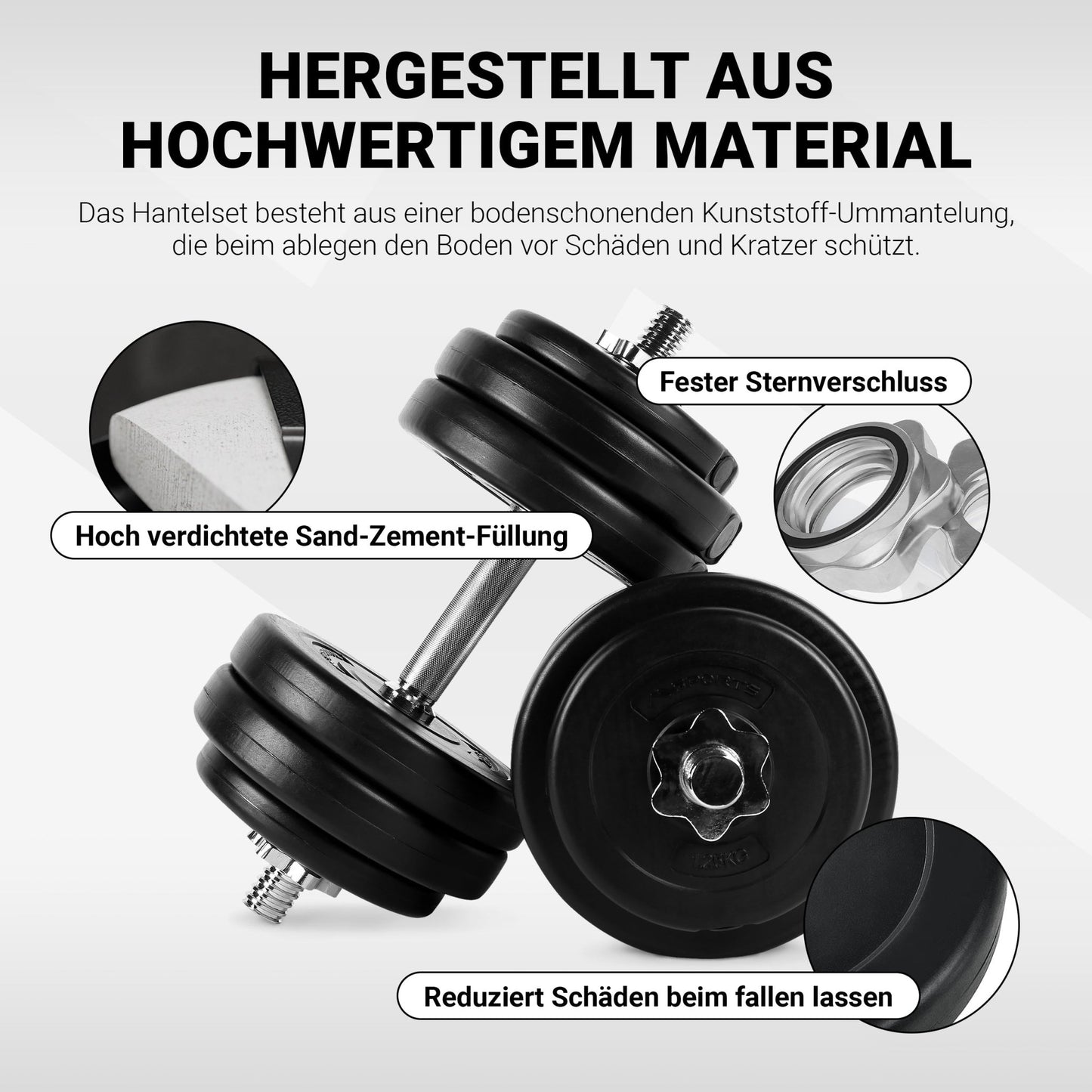Kurzhantel Set Kunststoff