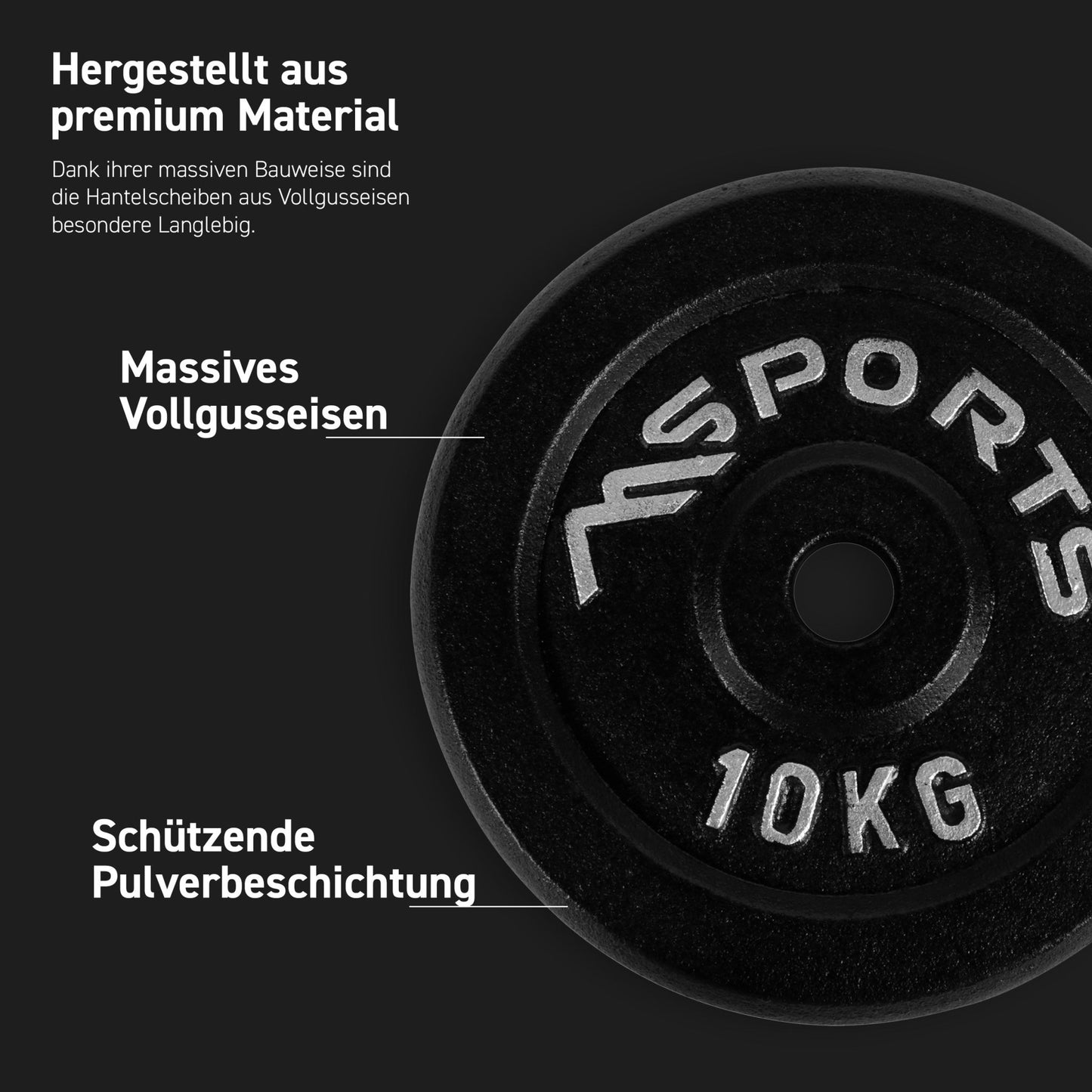 Hantelscheiben Gusseisen