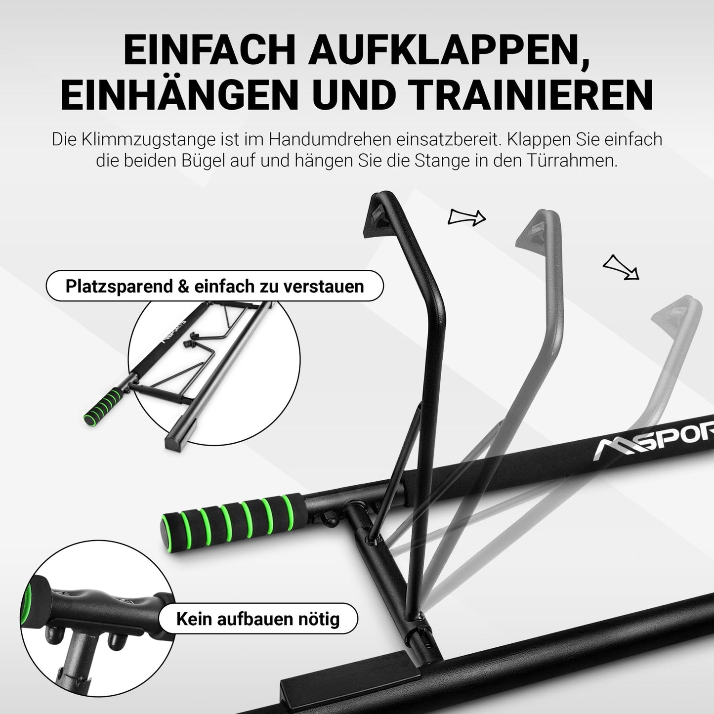 Klimmzugstange Tür