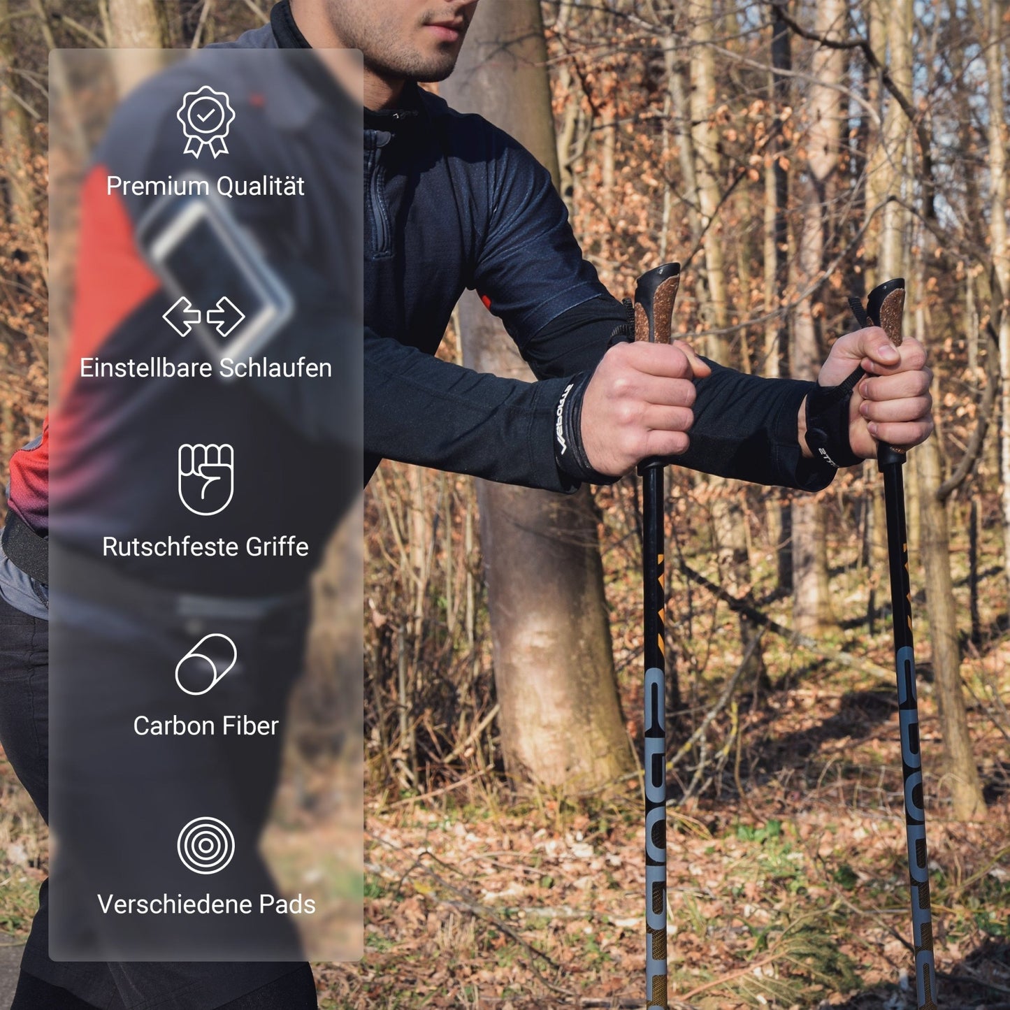 Nordic Walking Stöcke Carbon