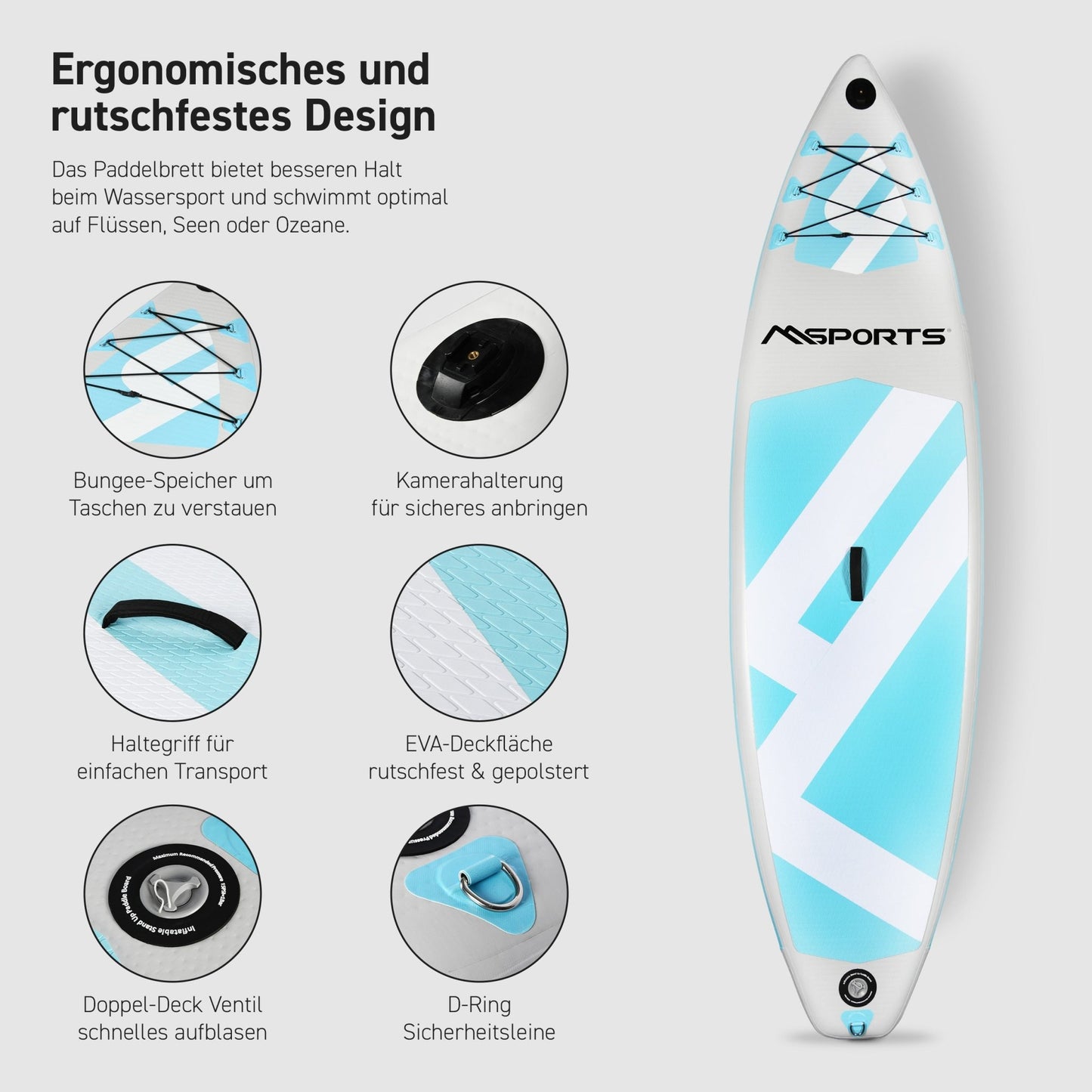 SUP Board Premium Grey
