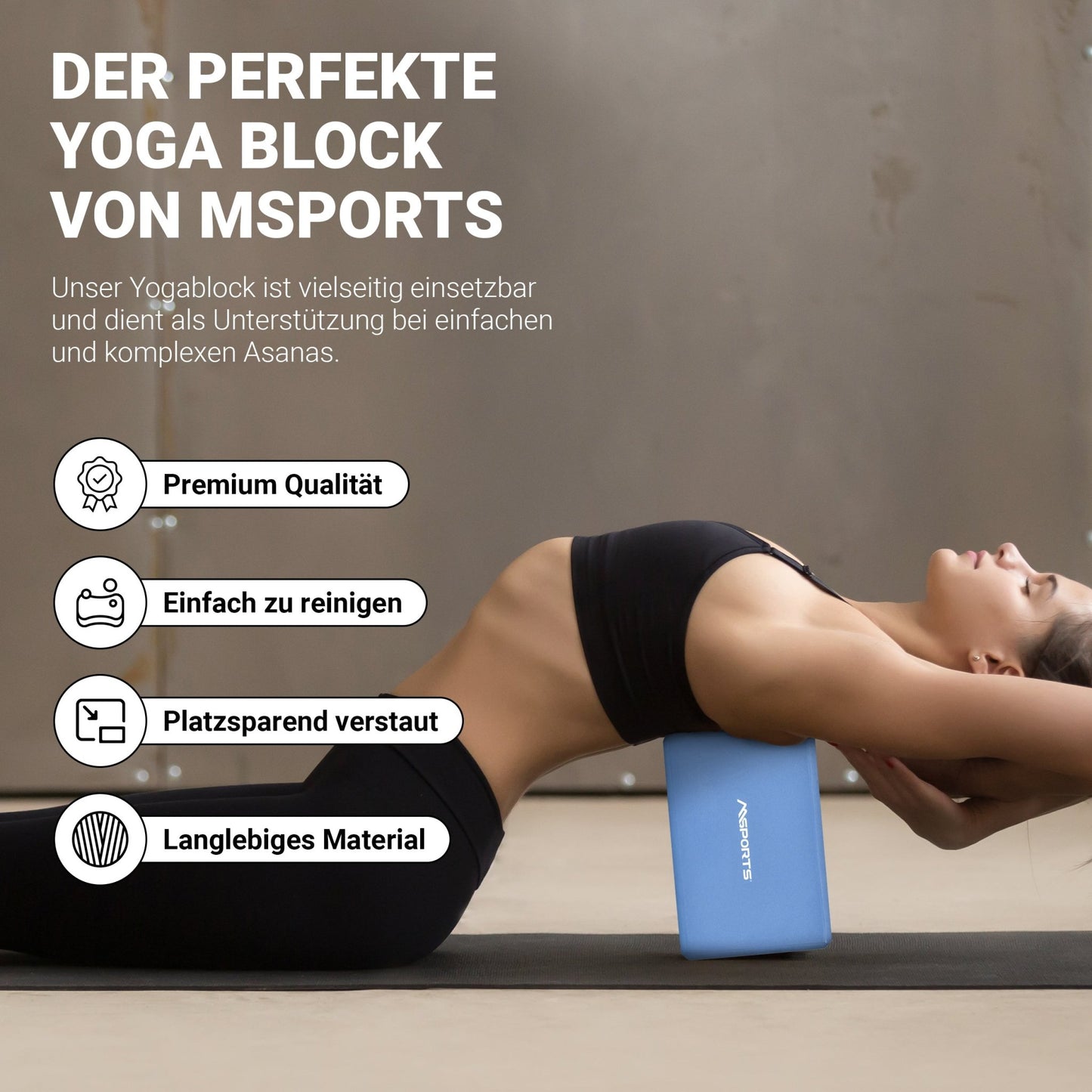 Yoga Block Premium 2er Set
