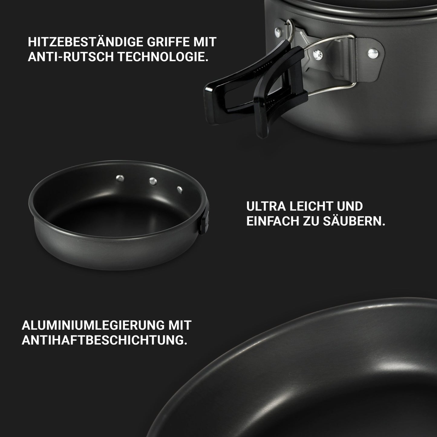 Camping Kochgeschirr Set