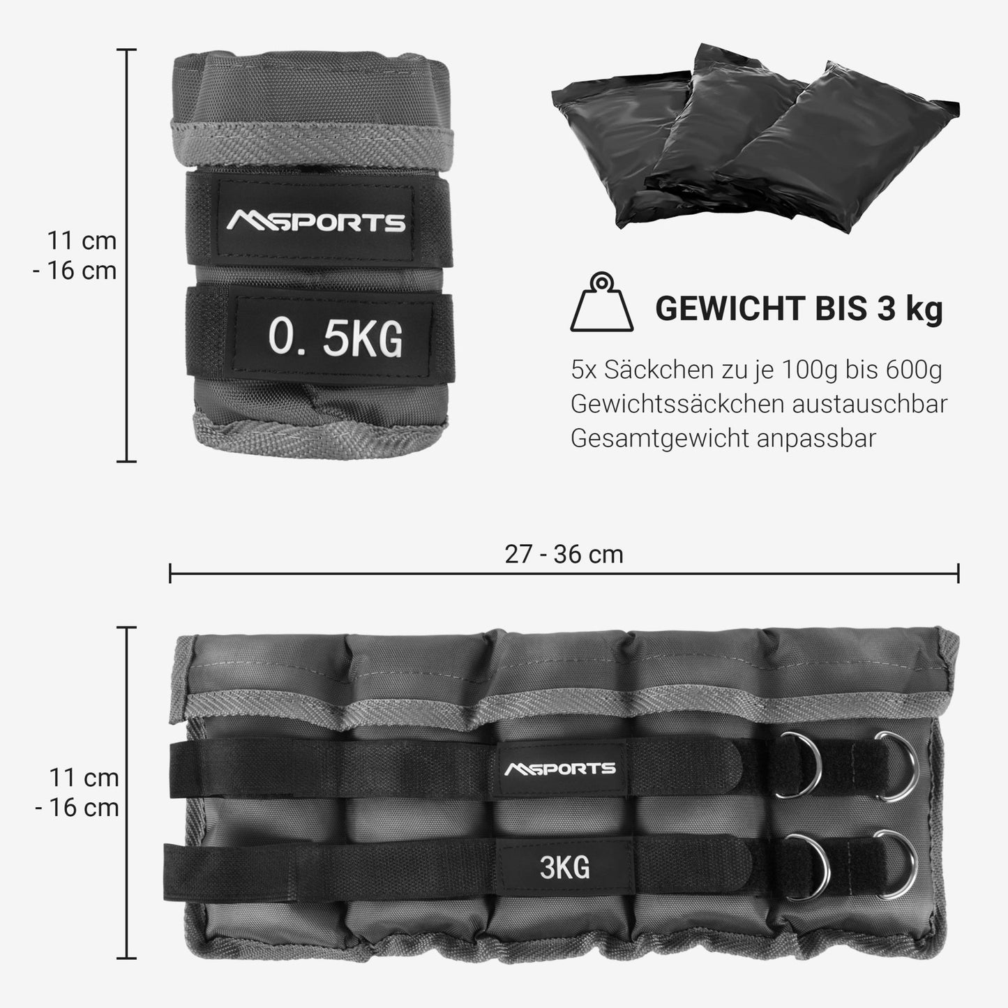 Gewichtsmanschetten Professional