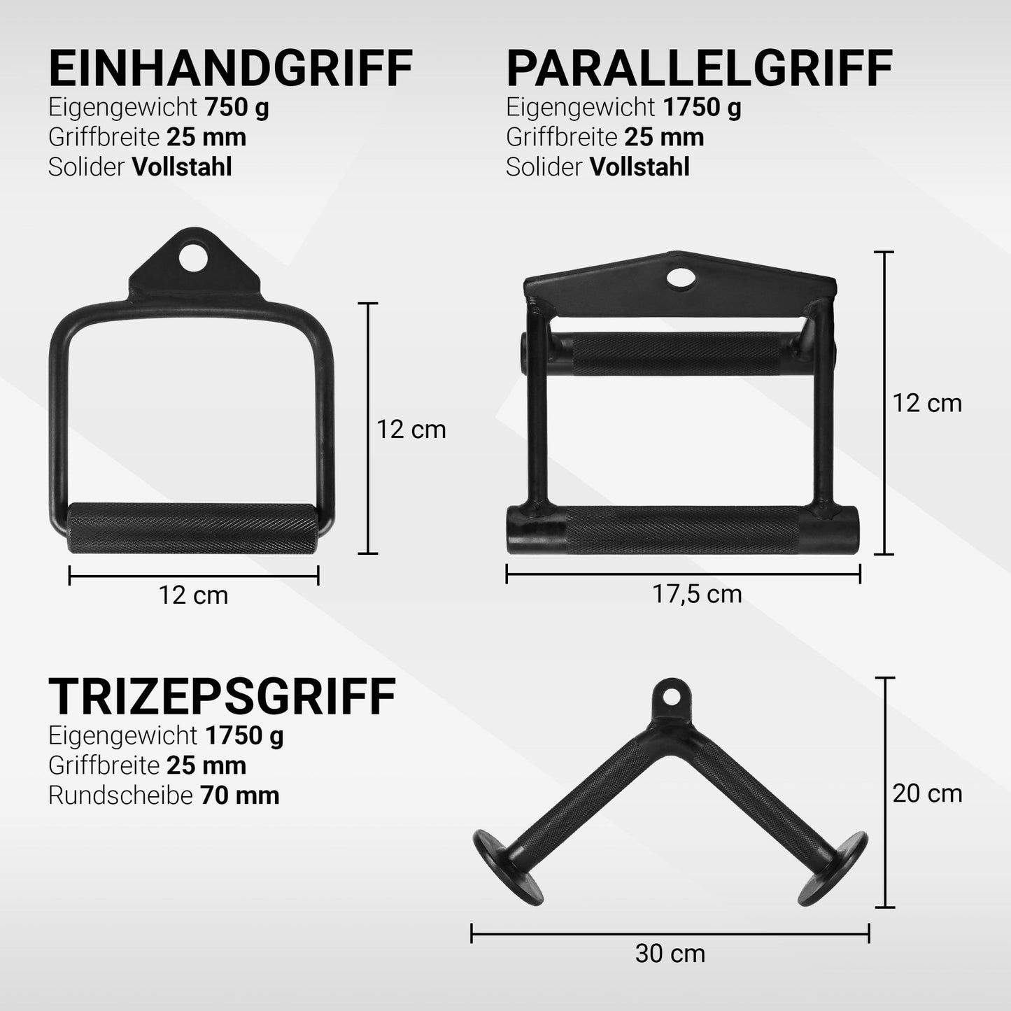 Kabelzug Griffe Premium