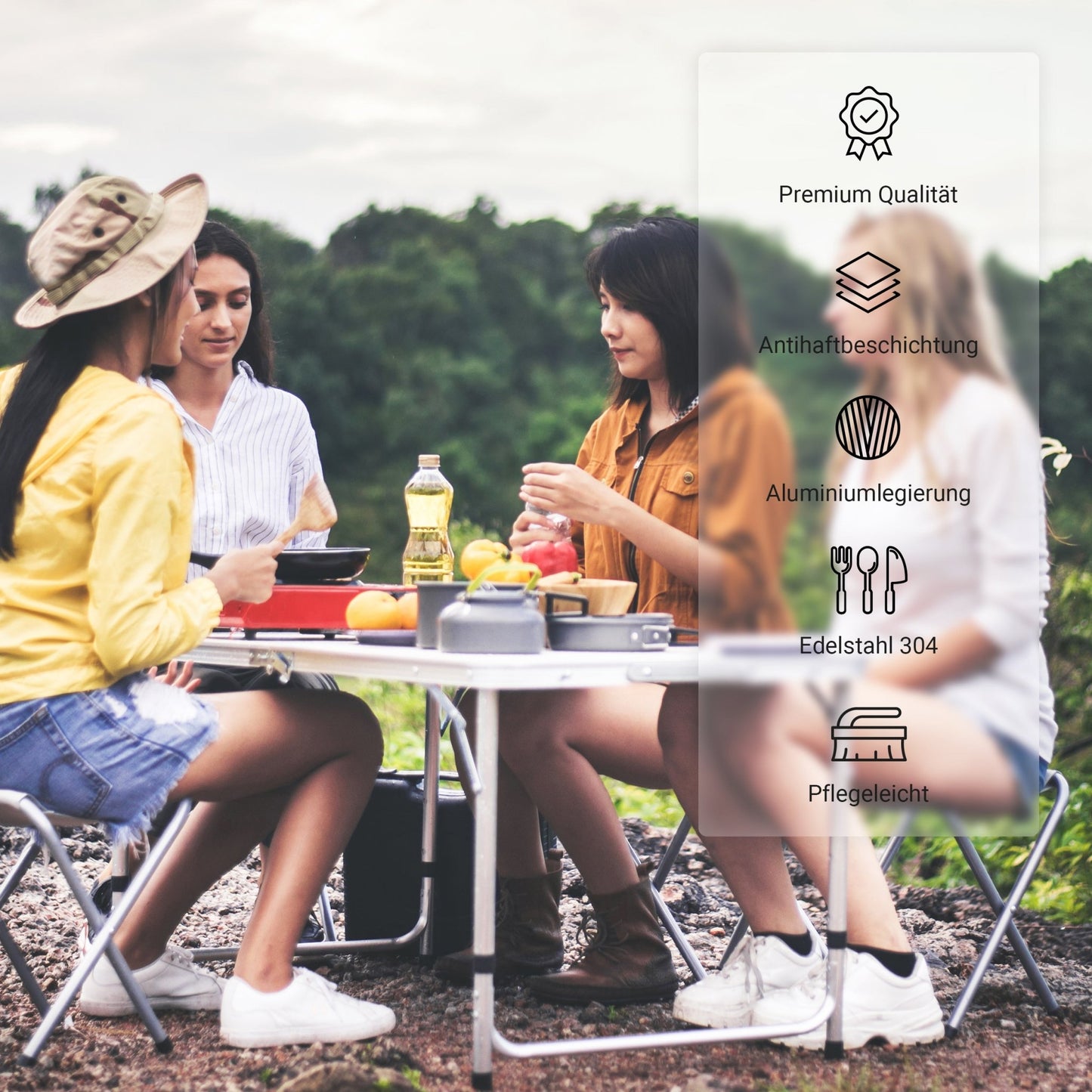 Camping Kochset 4 Personen