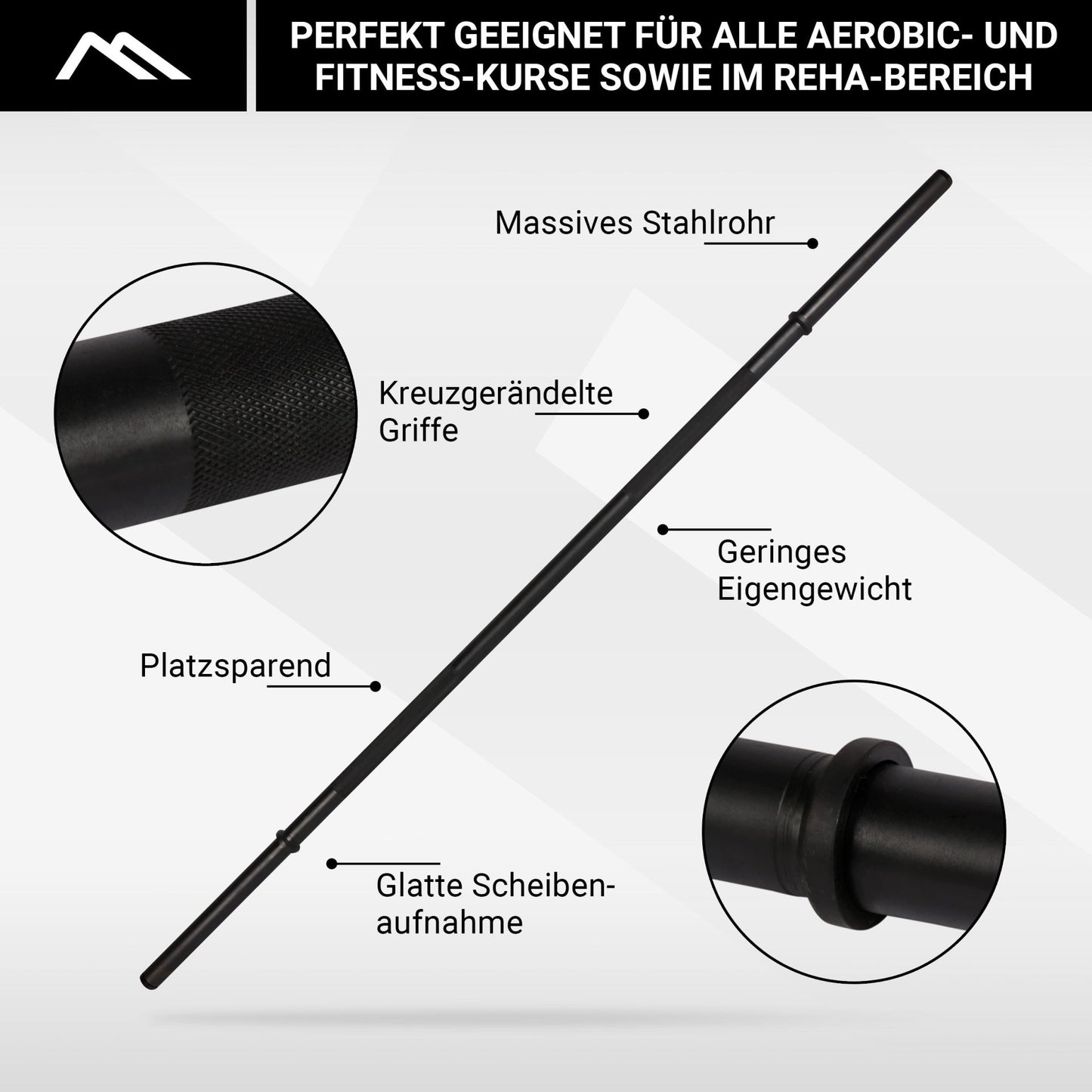 Langhantelstange Black