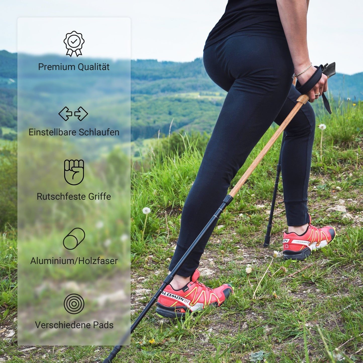 Nordic Walking Stöcke Holz