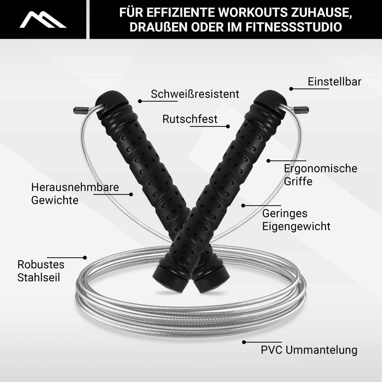 Springseil Stahl